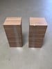 Tweedekans - Ink wandkast  - zuiver eiken (set van 2)