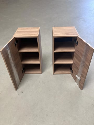 Tweedekans - Ink wandkast  - zuiver eiken (set van 2)