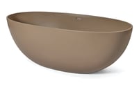 Luca Comfortstone vrijstaand bad 170x80cm - castagno