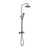 Hotbath Cobber SDS9 thermostatische stortdoucheset - ronde handdouche - 20cm hoofddouche - verouderd ijzer