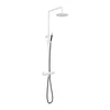 Hotbath Cobber SDS9 thermostatische stortdoucheset - ronde handdouche - 20cm hoofddouche - mat wit