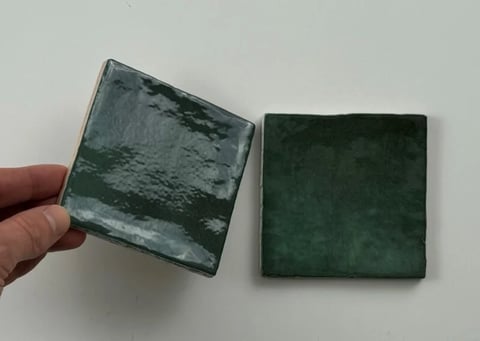 Equipe Trend wandtegel 10x10cm - donker groen