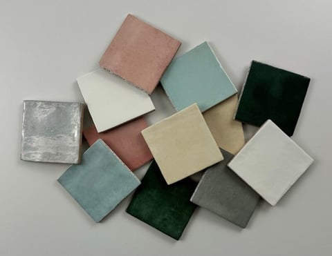Equipe Trend wandtegel 10x10cm - donker groen