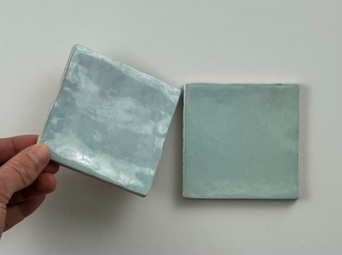 Equipe Trend wandtegel 10x10cm - licht blauw