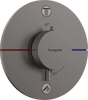 Hansgrohe ShowerSelect Comfort S afbouwdeel voor inbouwthermostaat met 2 functies - Brushed Black Chrome