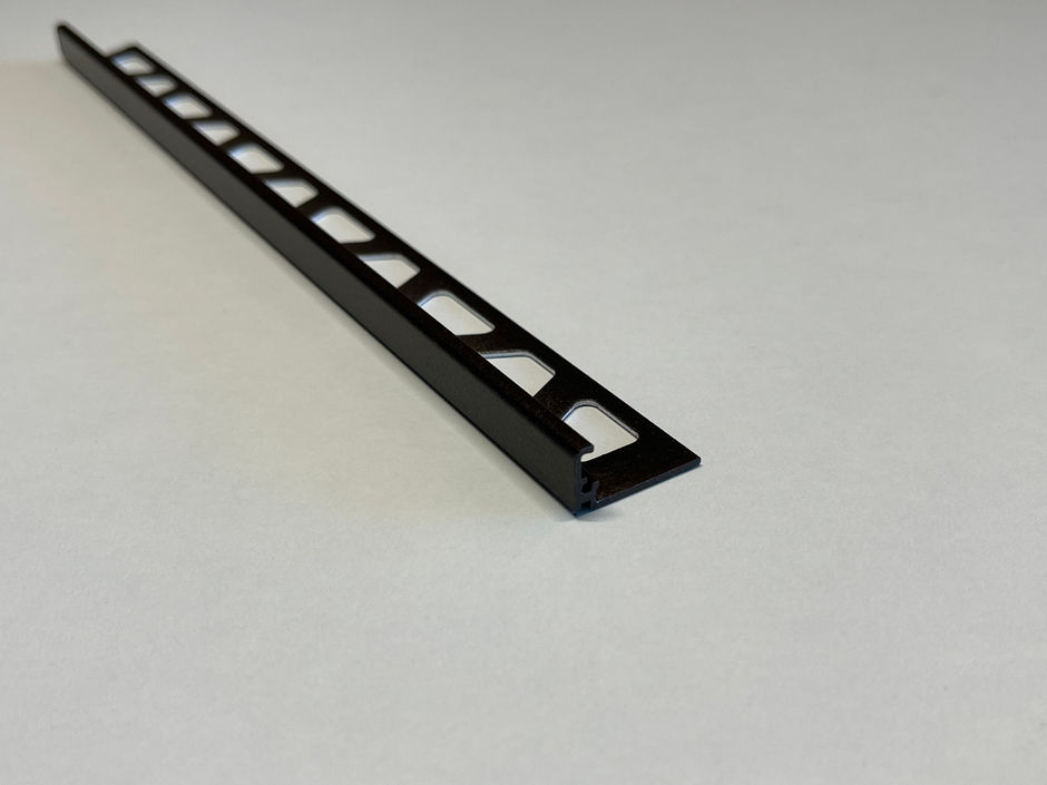 Schluter Jolly-TS tegelprofiel - L=300cm - H=12,5mm - structuur-gecoat brons