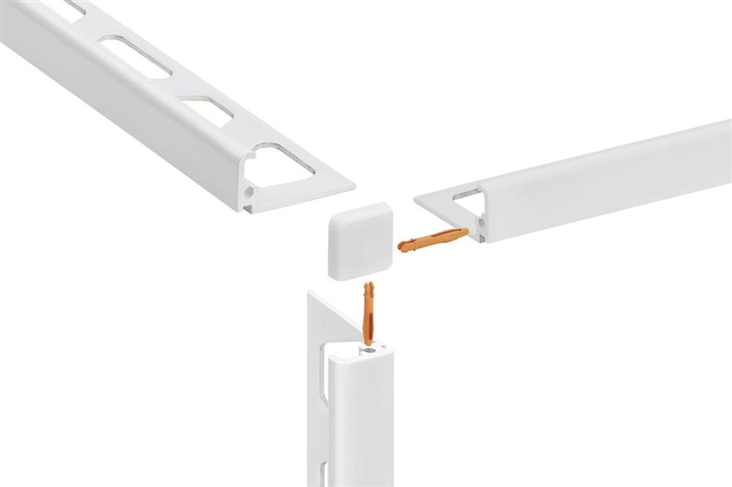 Schluter Jolly-AE/EV buitenhoek - H=11mm - structuur gecoat brons