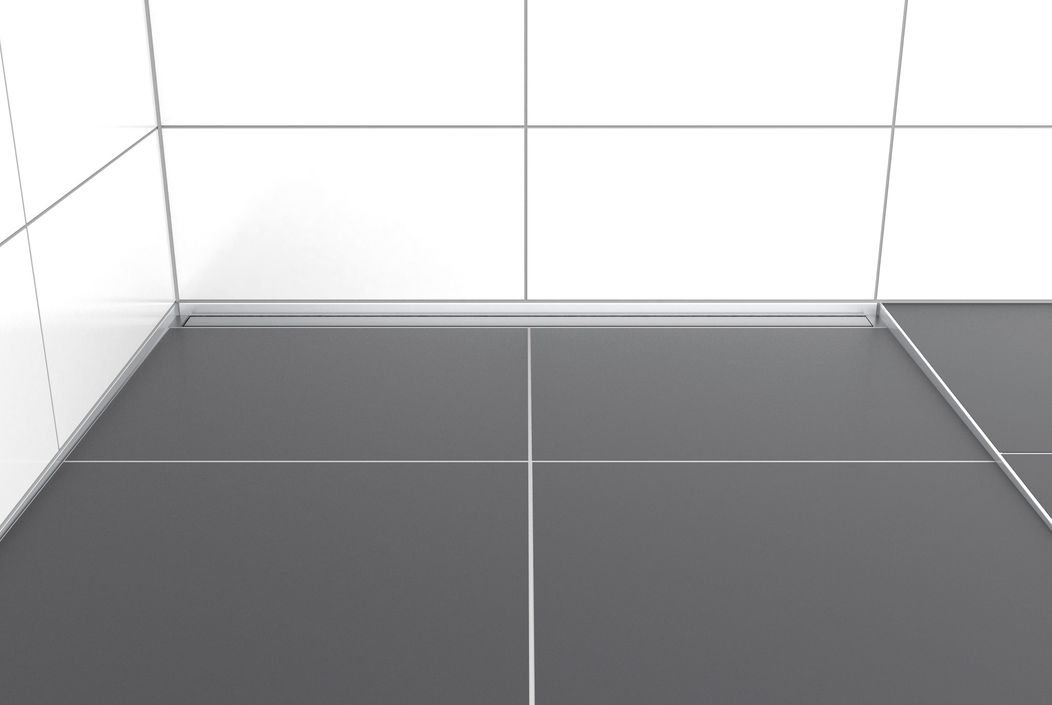 Easydrain Easy Turn wandprofiel 135cm RVS