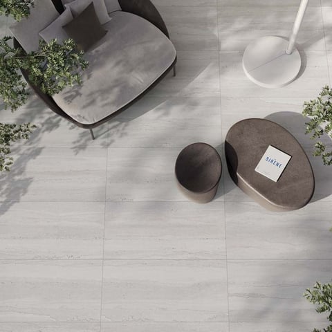 Flaviker Double linear decortegel 60x120cm - white