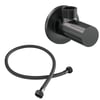 Brauer Stripe hoekstopkraan compleet met slang - geborsteld gunmetal PVD