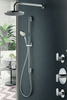 Hotbath IBS 5 Get Together inbouw doucheset Friendo chroom - met staafhanddouche - plafondbuis 15cm - hoofddouche 30cm - glijstang