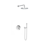 Hotbath IBS 3A Get Together inbouw doucheset Chap chroom - met staafhanddouche - wandarm - hoofddouche 25cm - wandsteun