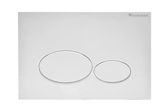 Geberit Sigma40 Round drukplaat wit glans kopen