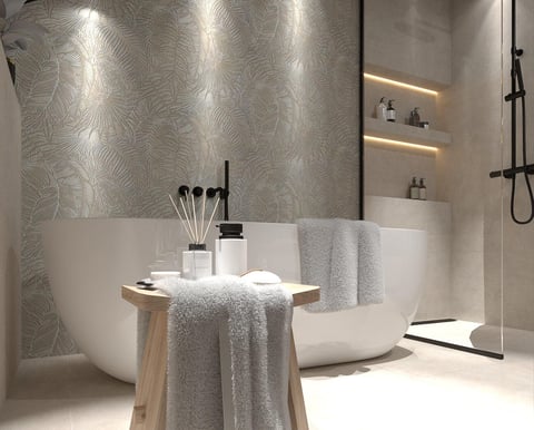 Sichenia Art atocha decortegel 60x120cm - cappuccino