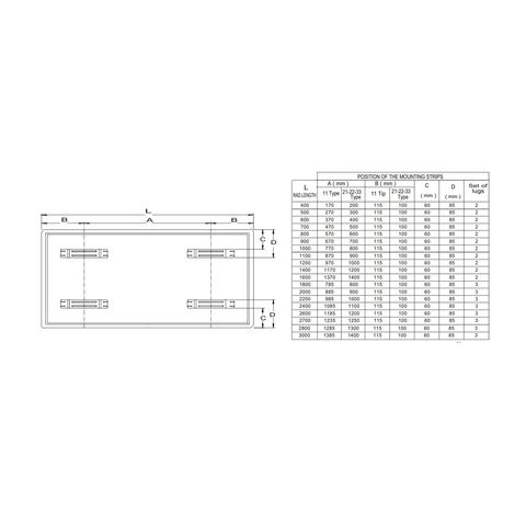 Thermrad Compact 4 Plus paneelradiator type 11 - 50 x 40 cm (L x H)