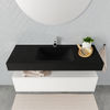 Mondiaz Alan badmeubel 120cm Talc 1 lade - Cloud wastafel Urban midden - 1 kraangat