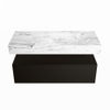 Mondiaz Alan Dlux badmeubel 110cm Urban - Cloud wastafel Glace rechts - met 1 kraangat