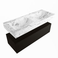 Mondiaz Alan Dlux badmeubel 120cm Urban - Cloud wastafel Glace dubbel - zonder kraangat