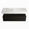 Mondiaz Alan Dlux badmeubel 120cm Urban - Cloud wastafel Opalo links - met 1 kraangat