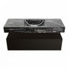 Mondiaz Alan Dlux badmeubel 120cm Urban - Cloud wastafel Lava midden - met 1 kraangat