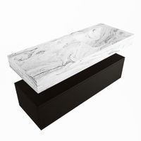 Mondiaz Alan Dlux badmeubel 120cm Urban - Cloud wastafel Glace rechts - met 1 kraangat