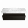 Mondiaz Alan Dlux badmeubel 130cm Urban - Cloud wastafel Glace midden - met 1 kraangat
