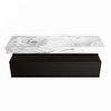 Mondiaz Alan Dlux badmeubel 150cm Urban - Cloud wastafel Glace dubbel - met 2 kraangaten