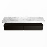 Mondiaz Alan Dlux badmeubel 200cm Urban - Cloud wastafel Glace midden - zonder kraangat