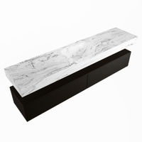 Mondiaz Alan Dlux badmeubel 200cm Urban - Cloud wastafel Glace midden - zonder kraangat