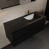 Mondiaz Aivy 120cm badmeubel Urban, wastafel Urban solid surface rechts 1 kraangat