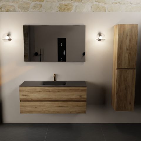 Mondiaz Aivy 120cm badmeubel Chai, wastafel Urban solid surface midden 1 kraangat