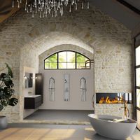 Mondiaz Aivy 120cm badmeubel Urban, wastafel Talc solid surface midden zonder kraangat