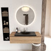 Mondiaz Bukla badmeubel 120cm Washed Oak - Cloud wastafel Urban Midden - met 1 kraangat