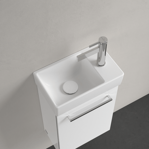 Villeroy & Boch Avento fontein 36x22cm - kraangat rechts - stone white CeramicPlus