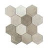 Grandeur Hexagonel wandtegel 28x30cm - taupe