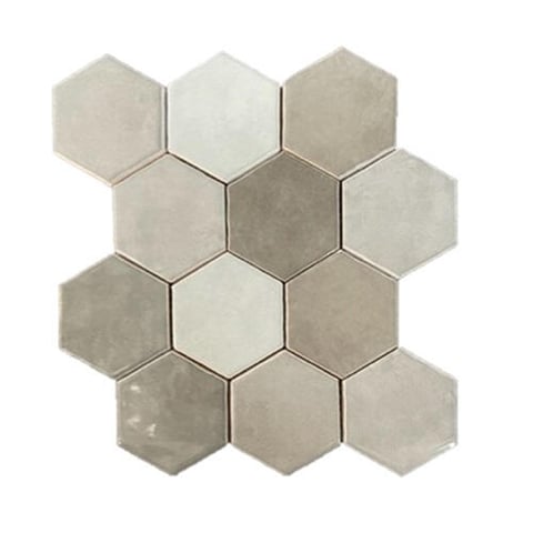 Grandeur Hexagonel wandtegel 28x30cm - taupe