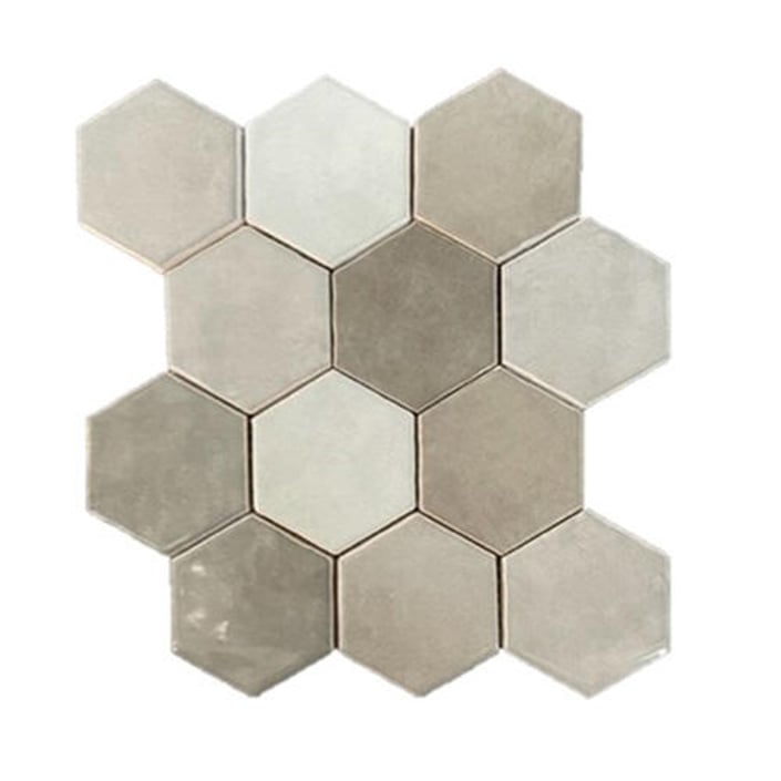 Grandeur Hexagonel wandtegel 28x30cm - taupe