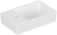 Villeroy & Boch Avento fontein 36x22cm - kraangat links - wit