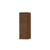 Ink half hoge kast 106x35cm - houten keerlijst - 1 deur - links/rechts - front vlak - warm walnoot