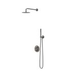 Geborsteld metal black PVD