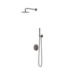 Geborsteld metal black PVD