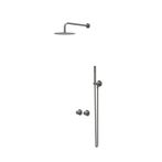 Geborsteld metal black PVD