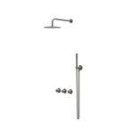 Geborsteld metal black PVD