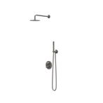 Geborsteld metal black PVD
