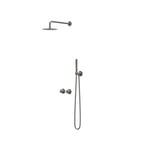 Geborsteld metal black PVD