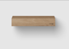 Looox Wooden Mini Base Shelf wastafelblad 40cm massief eiken - old grey