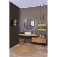 LoooX Wooden Block opbergmeubel 100x40cm massief eiken - old grey