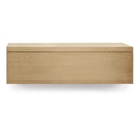 LoooX Wooden Block opbergmeubel 100x40cm massief eiken - old grey