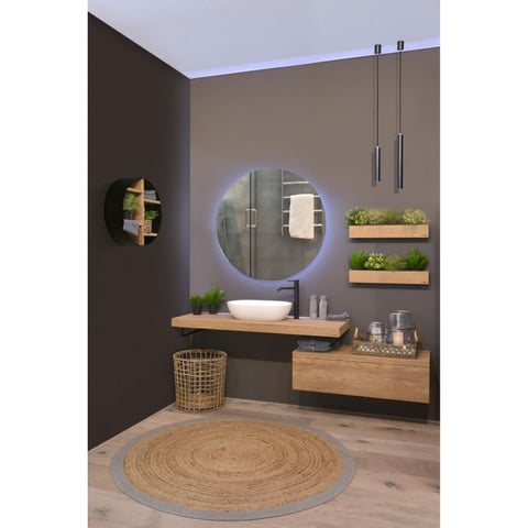 LoooX Wooden Block opbergmeubel 100x40cm massief eiken - old grey