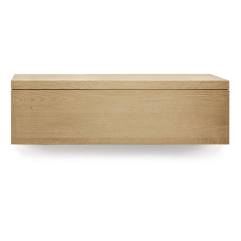 LoooX Wooden Block opbergmeubel 100x40cm massief eiken - old grey